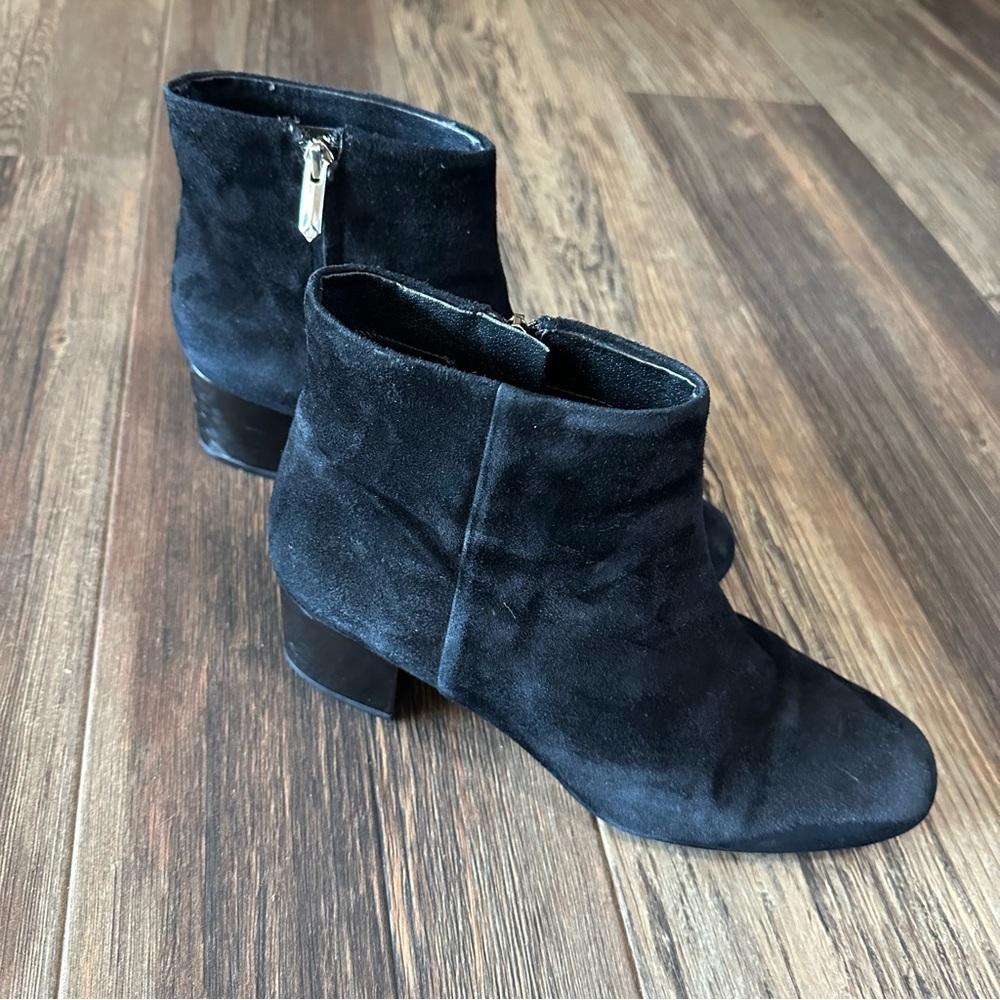 Sam Edelmanblack suede chunky heel boots booties
Women's 10 zip up